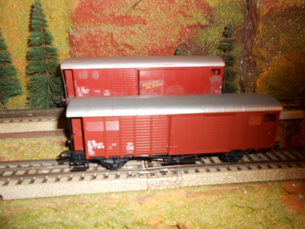 Märklin 4698, 2x Zwitserse goederenwagons SBB CFF FFS, Wisselstroom, Treinset, Ophalen of Verzenden, Zo goed als nieuw