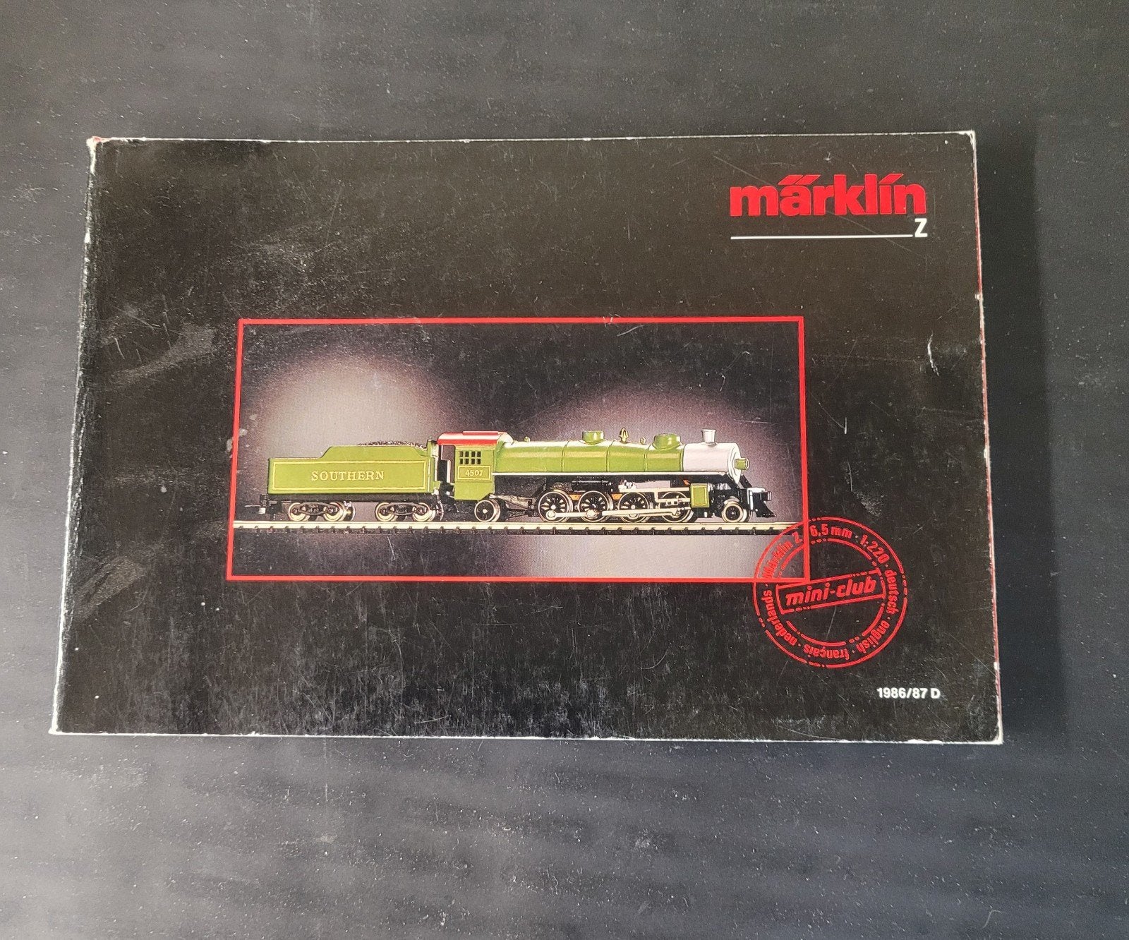 Märklin Mini-Club Catalogus 1986/87 D, Wisselstroom, Gebruikt, Märklin, Boek, Tijdschrift of Catalogus