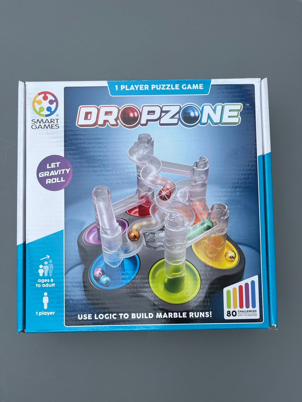 Smart Games Dropzone - Logica Puzzelspel voor 1 Speler, Ophalen, Zo goed als nieuw, Puzzelen