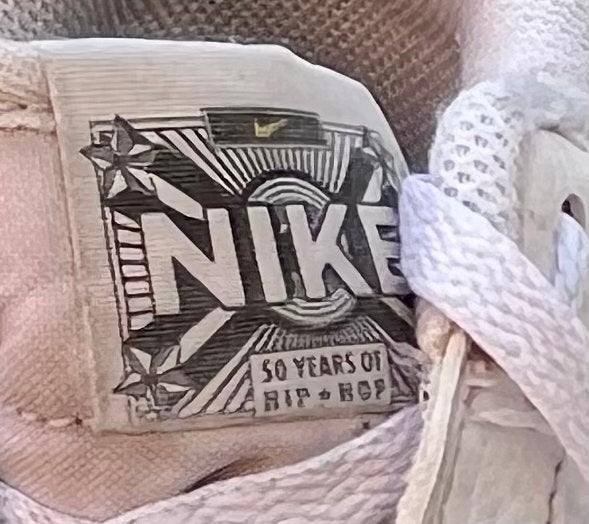 Nike Air Force 1 '50 Years of Hip-Hop' sneakers, Ophalen of Verzenden, Gedragen, Wit, Sneakers of Gympen