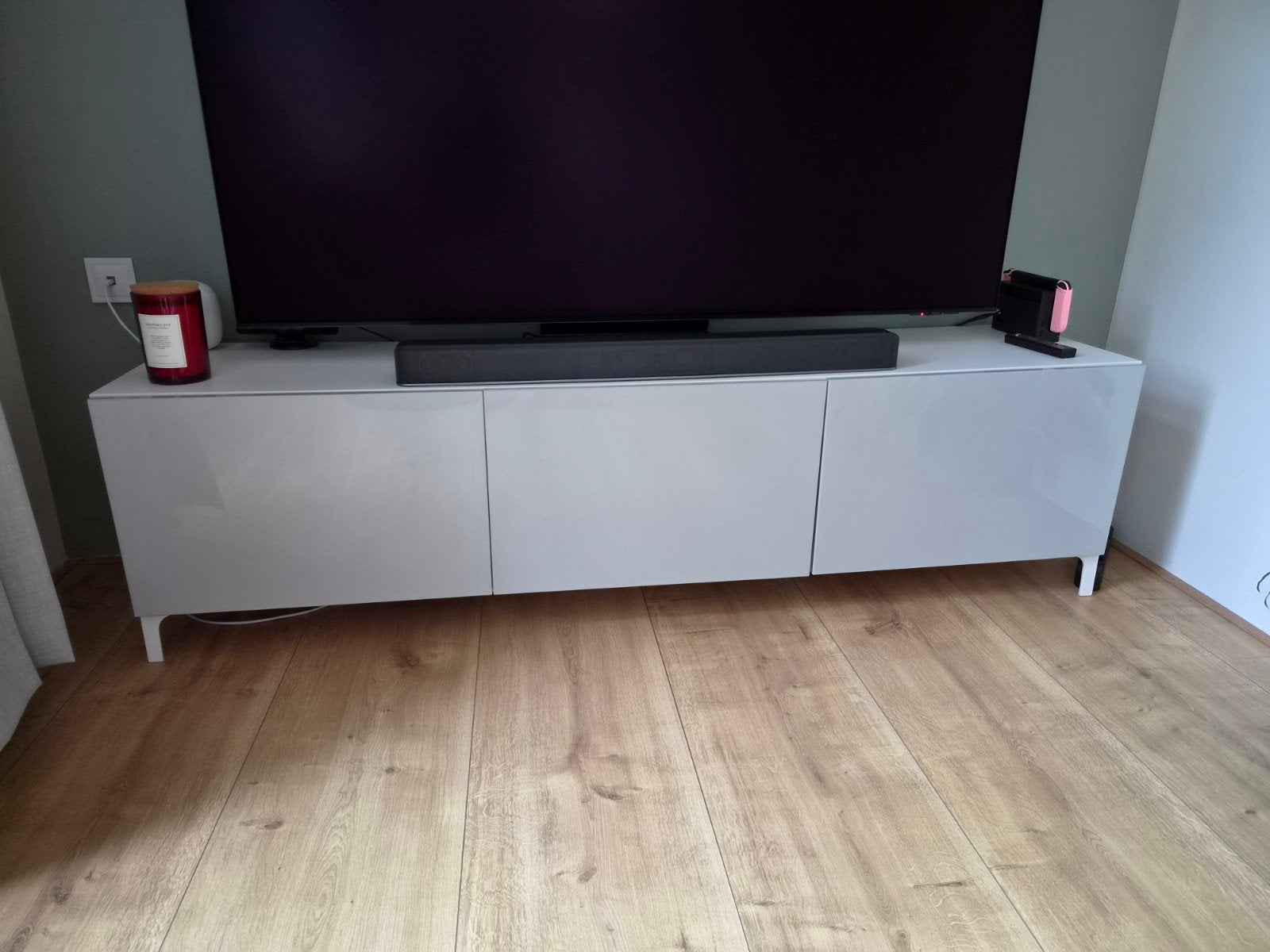Bestå Ikea TV-Meubel, Huis en Inrichting, Kasten | Televisiemeubels, Ophalen, 150 tot 200 cm, Zo goed als nieuw, Minder dan 100 cm