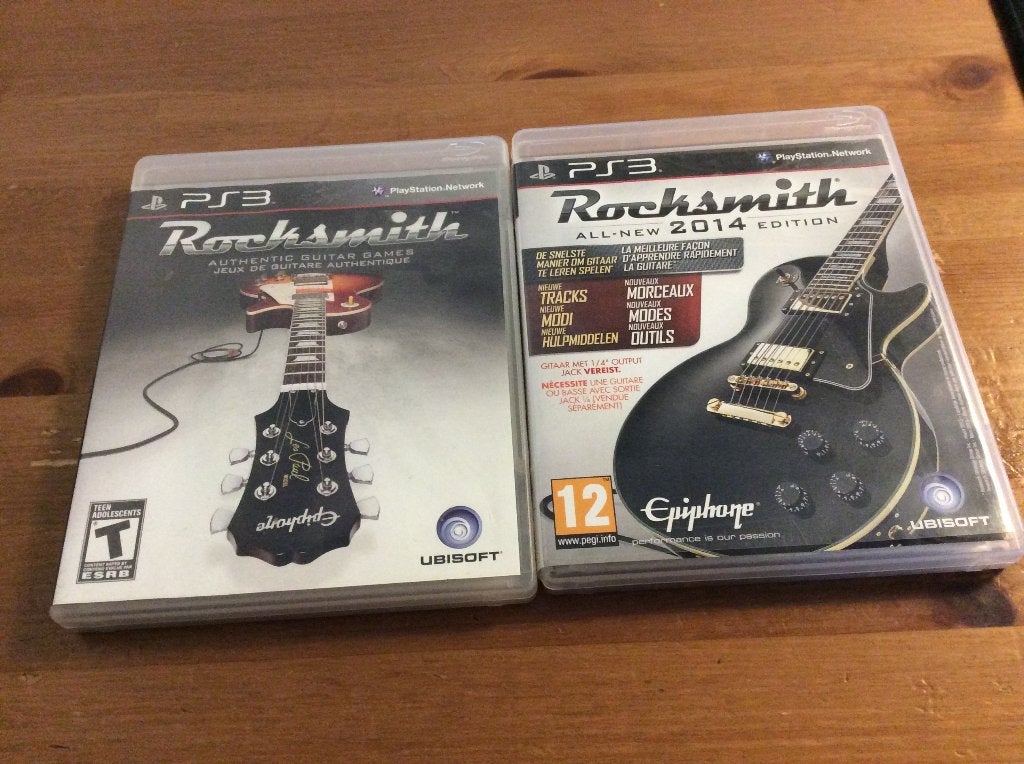 Ps3 Rocksmith en Rocksmith 2014 edition. €8 p.st, €15 samen, Muziek, Gebruikt, 2 spelers, Ophalen of Verzenden