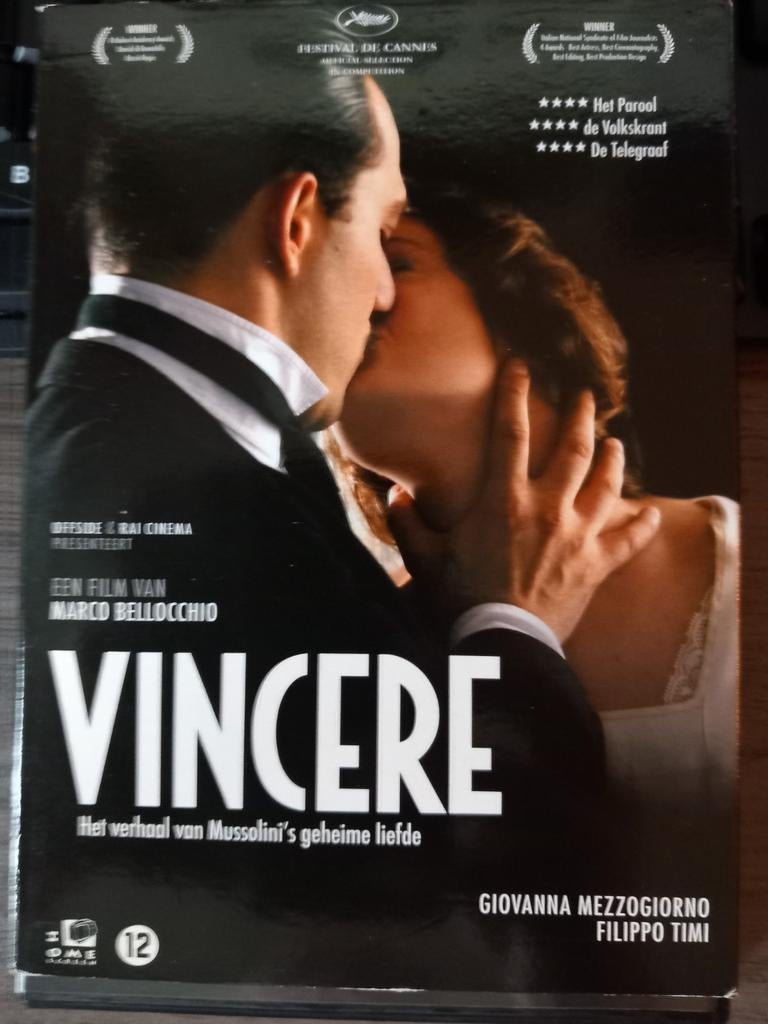 Vincere - Het verhaal van Mussolini's geheime liefde (DVD), Cd's en Dvd's, Dvd's | Drama, Zo goed als nieuw, Historisch of Kostuumdrama