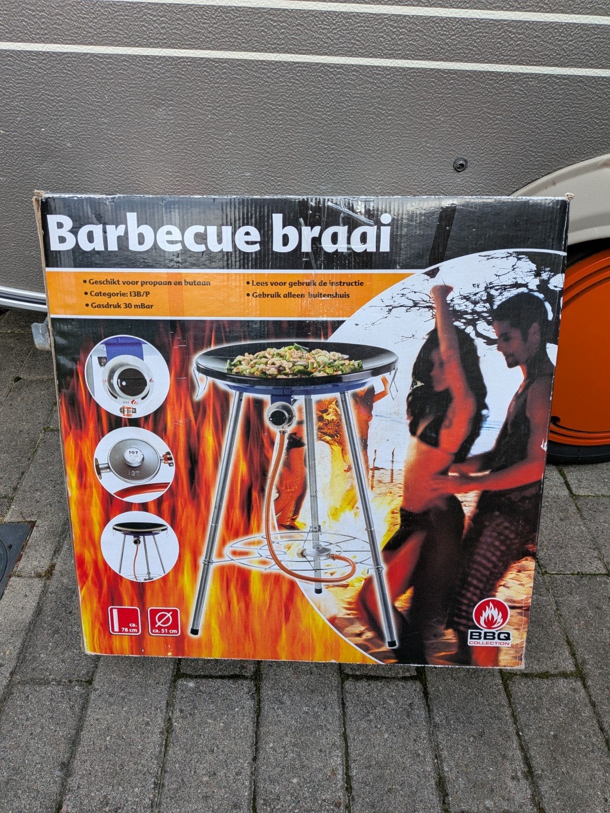 Skottel braai, Ophalen, Zo goed als nieuw