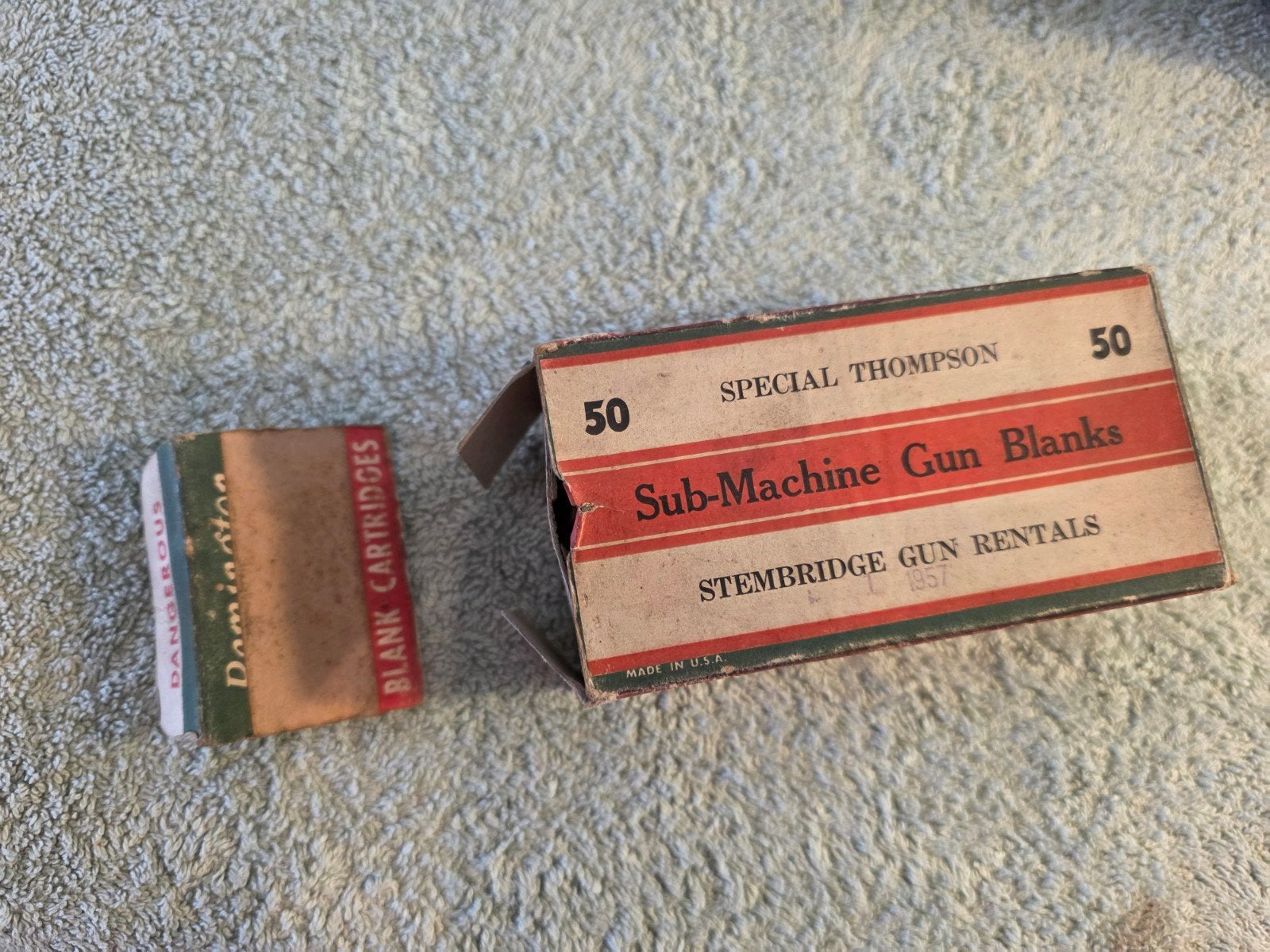 US munitie doosje .45 blanks 1957., Ophalen of Verzenden, Landmacht, Amerika