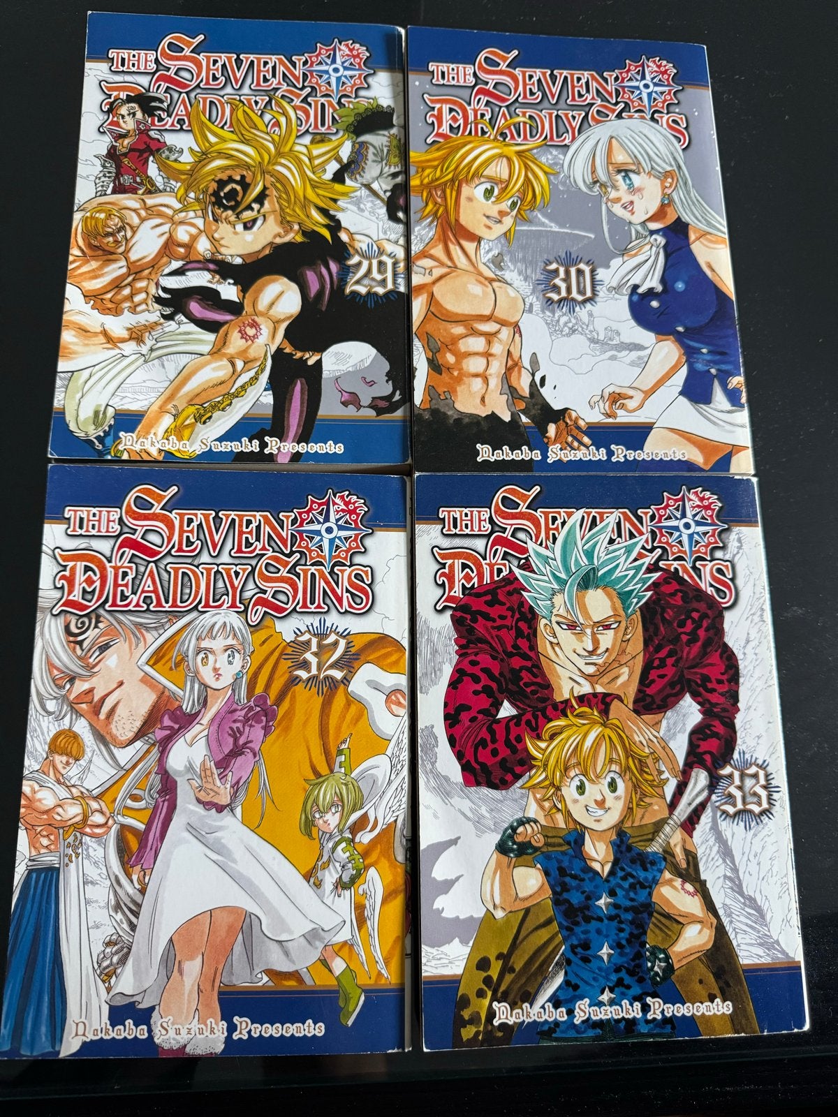 The Seven Deadly Sins Manga - Deel 29, 30, 32, 33, Boeken, Meerdere stripboeken, Ophalen of Verzenden, Gelezen