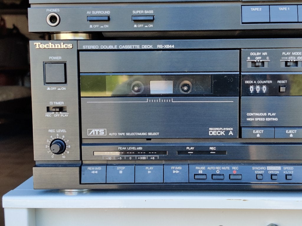 Mooi Technics Stereo set met 4 boxen,goede staat., Gebruikt, Losse componenten, Ophalen, Tuner of Radio