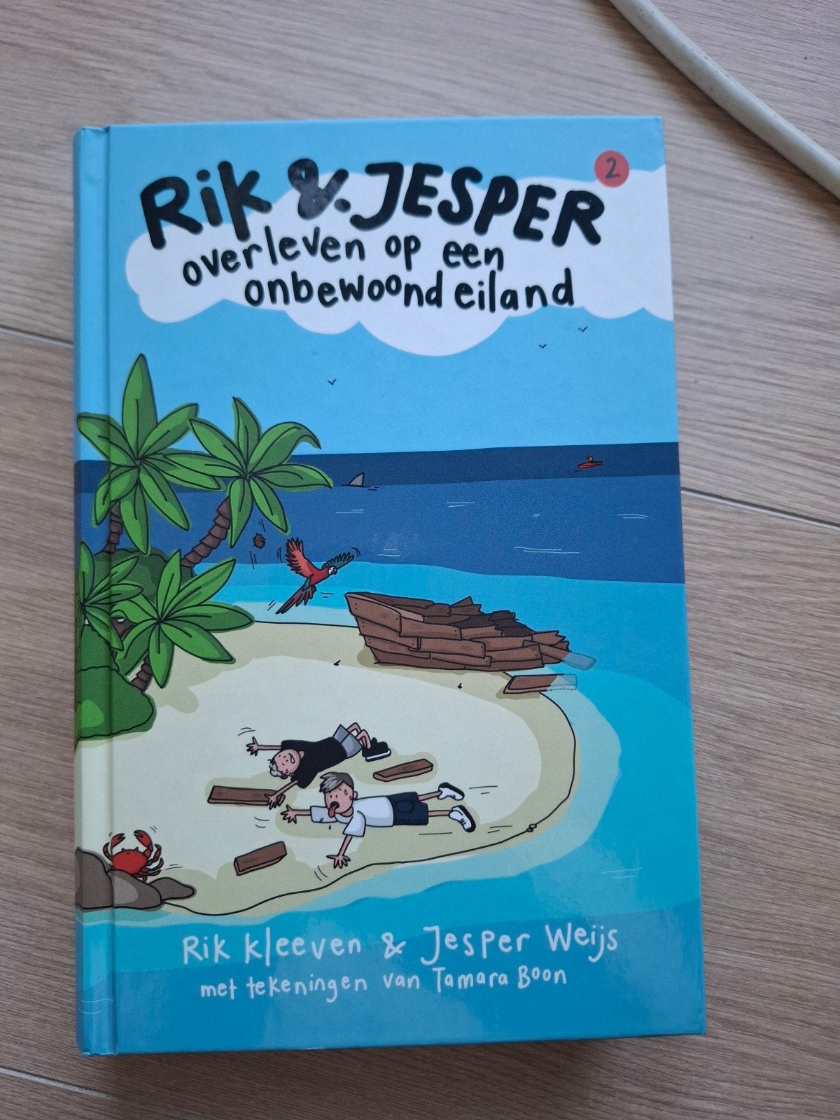 Rik & Jesper overleven op een onbewoond eiland, Rik Kleeven & Jesper Weijs, Ophalen of Verzenden, Zo goed als nieuw, Fictie
