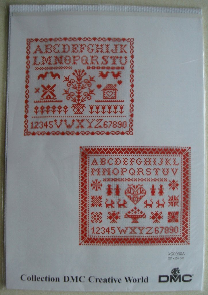 complete DMC borduurpakket voor merklap € 5,50, Ophalen of Verzenden, Nieuw, Handborduren, Borduurpakket