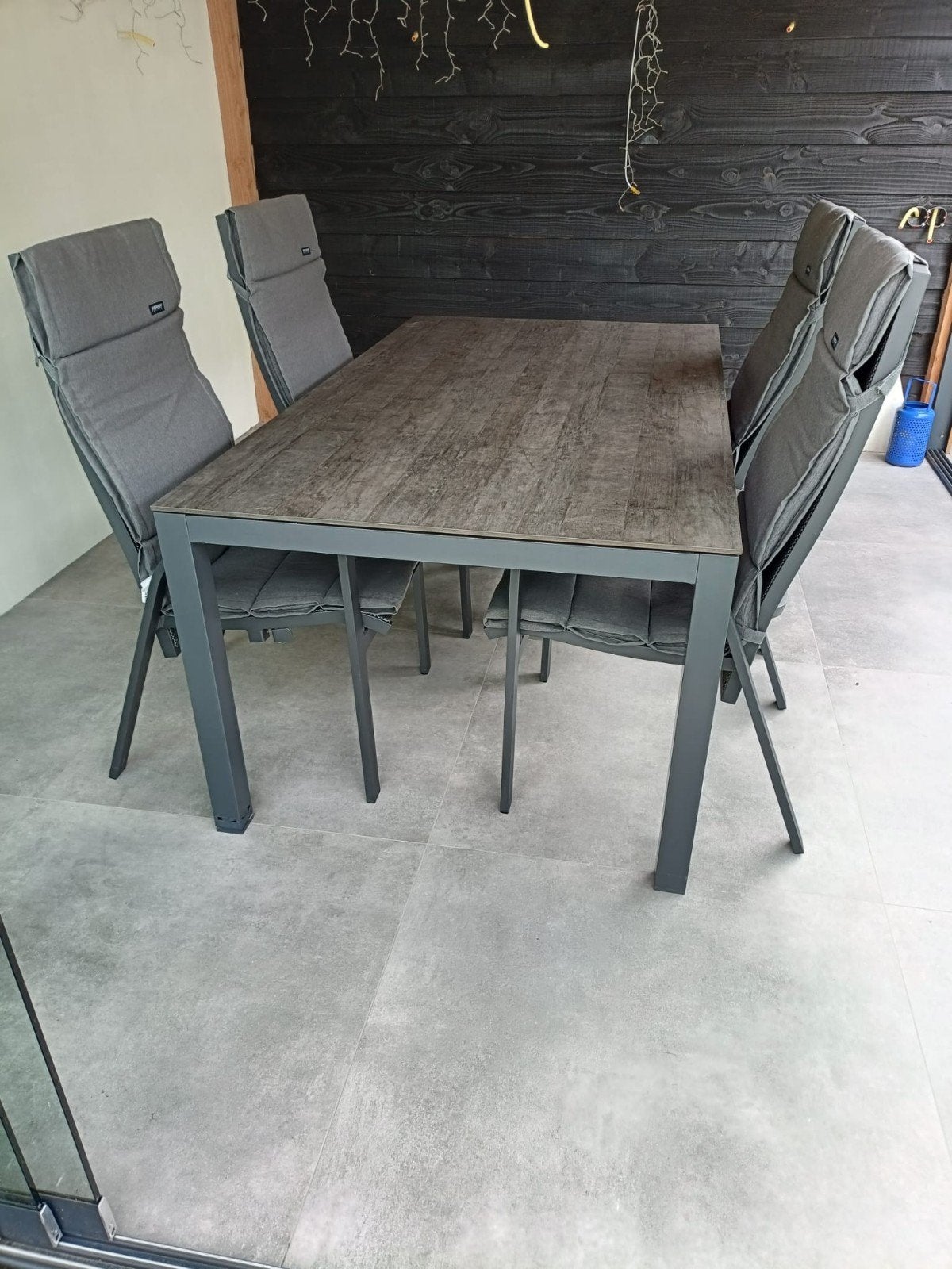 Tierra Outdoor Tuinset met 4 stoelen, Ophalen of Verzenden