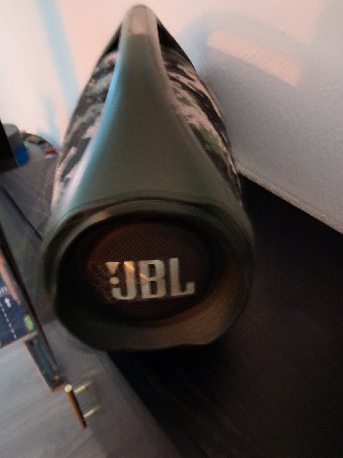 JBL Boombox Camo - Zelden gebruikt, zo goed als nieuw, Bluetooth, JBL, Ophalen of Verzenden, Zo goed als nieuw