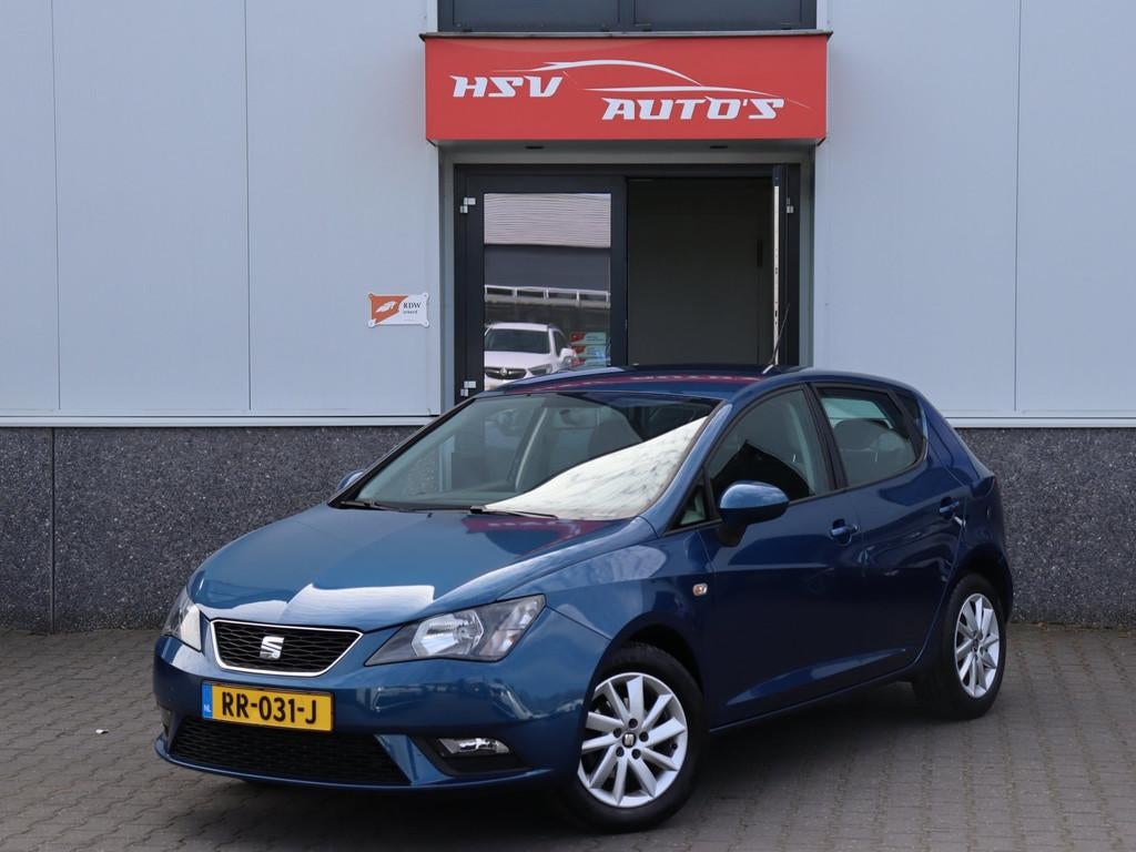 Seat Ibiza 1.2 TSI Reference airco LM 4-deurs, Auto's, Seat, Blauw, Ibiza, Bedrijf, Handgeschakeld