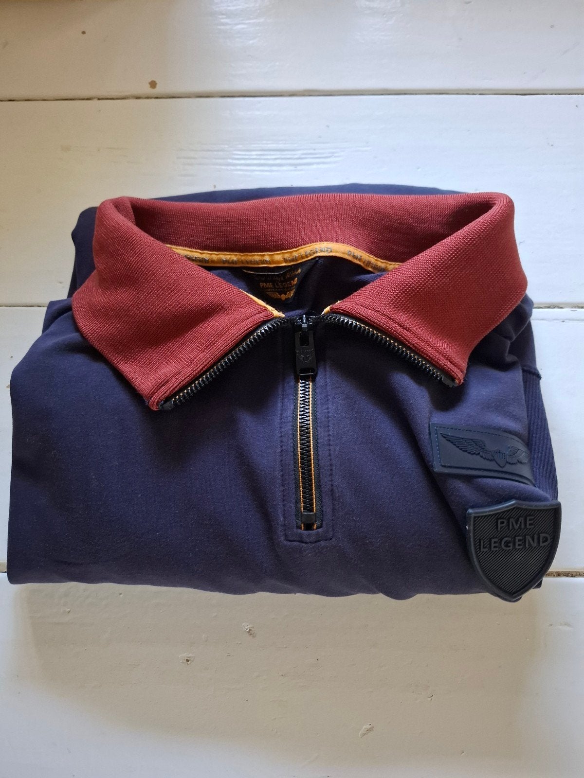 Foto 11 van PME LEGEND trui/polo,maat XXL,Blauw.