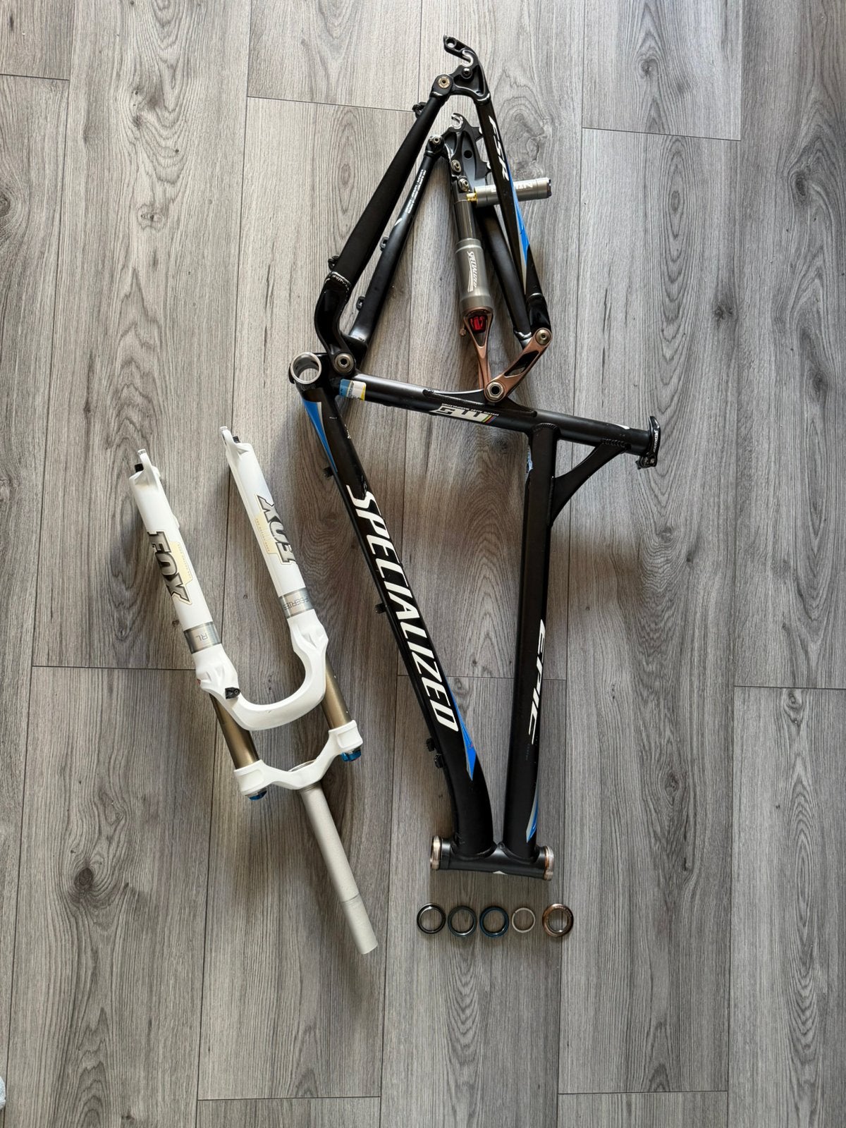 Specialized Epic Comp L full suspension frame + Fox 32 RL, Ophalen, Frame, Gebruikt, Aluminium