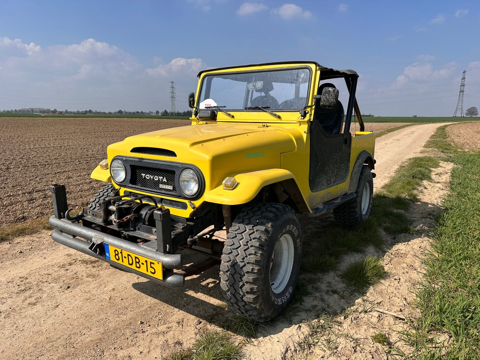 Toyota bj40 1978 belastingvrij PTO lier, foto 7