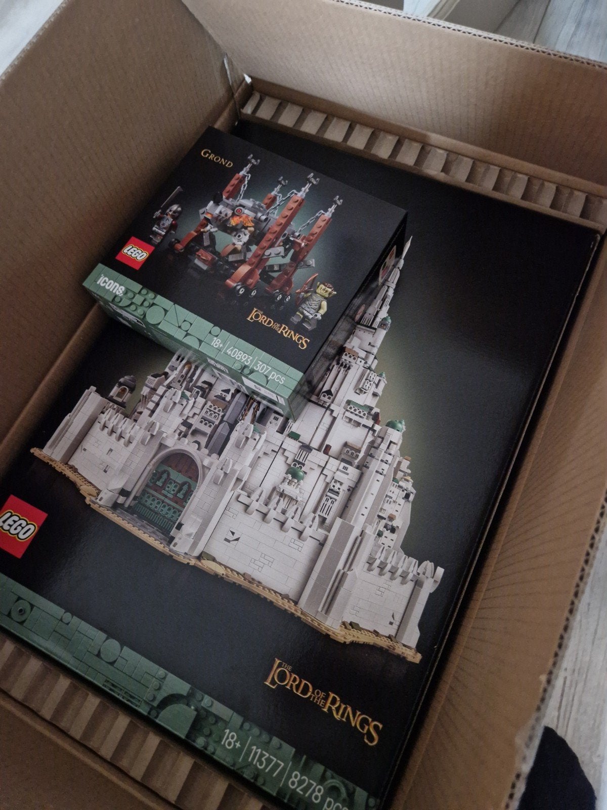 Lego Lord of the Rings Minas Tirith + Grond 11377 & 40893, Nieuw, Ophalen of Verzenden, Complete set, Pattarensponger@gmail.com