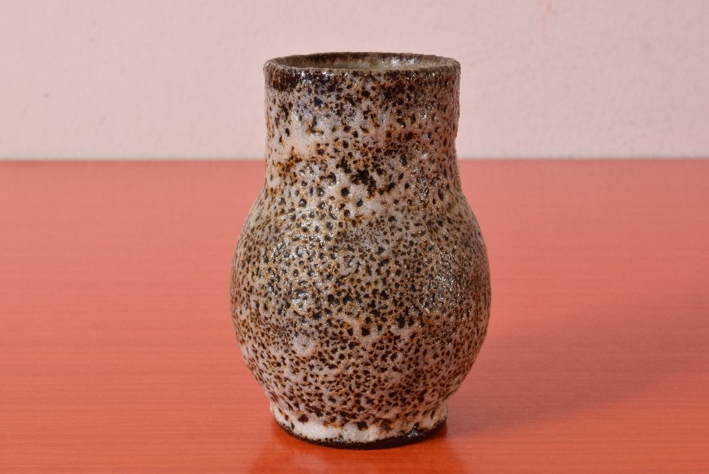 Retro vintage De Steenuil fat lava vaasje, Antiek en Kunst, Ophalen of Verzenden