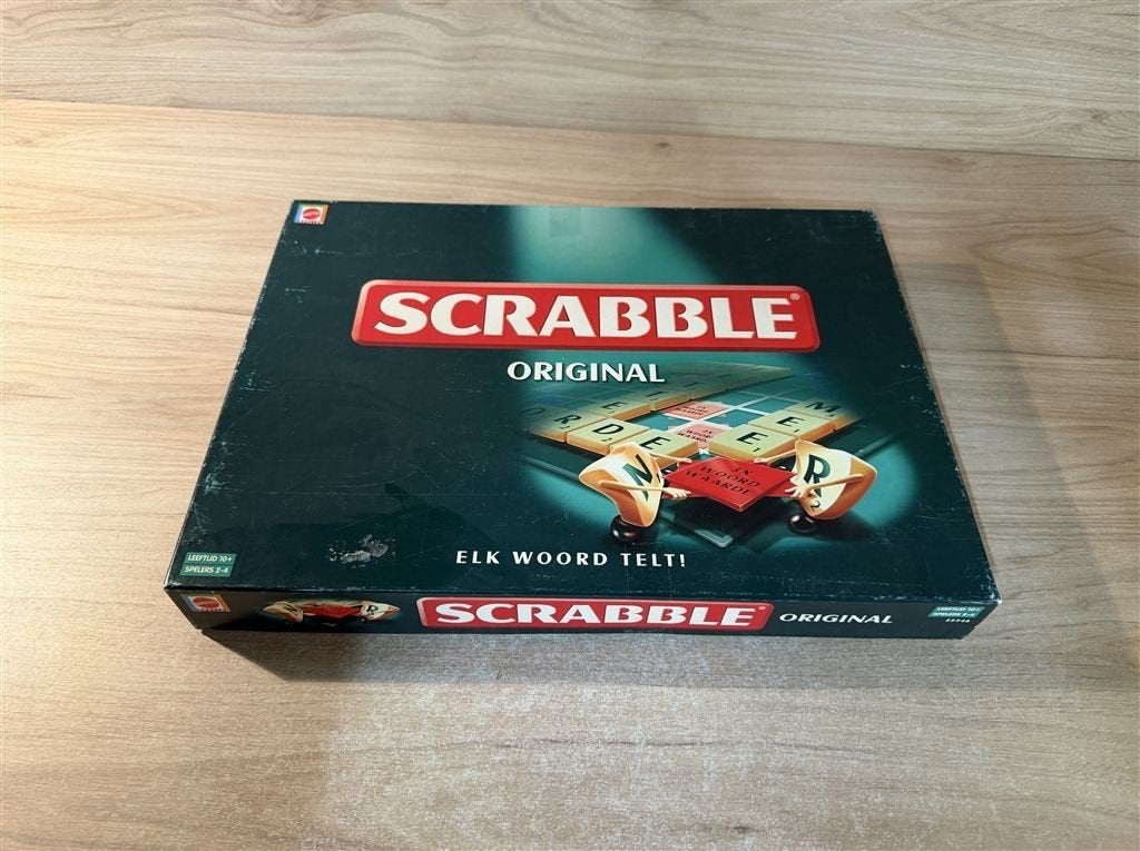 scrabble original elk woord telt - s6817, Verzenden, Zo goed als nieuw