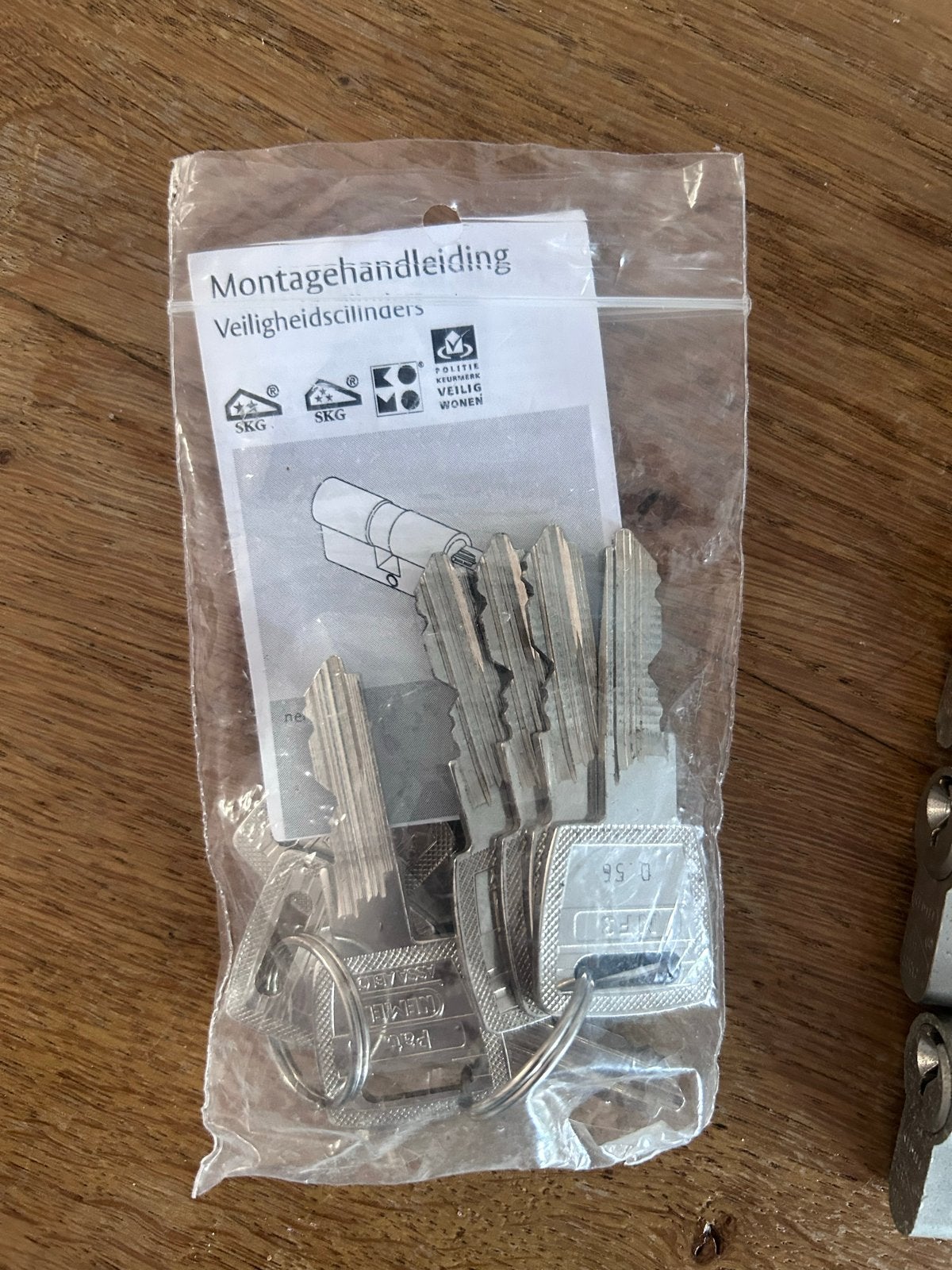 NEMEF NF3+ Veiligheidscilinders met kerntrekbeveiliging, Doe-het-zelf en Verbouw, Hang- en Sluitwerk, Ophalen, Nieuw, Overige materialen