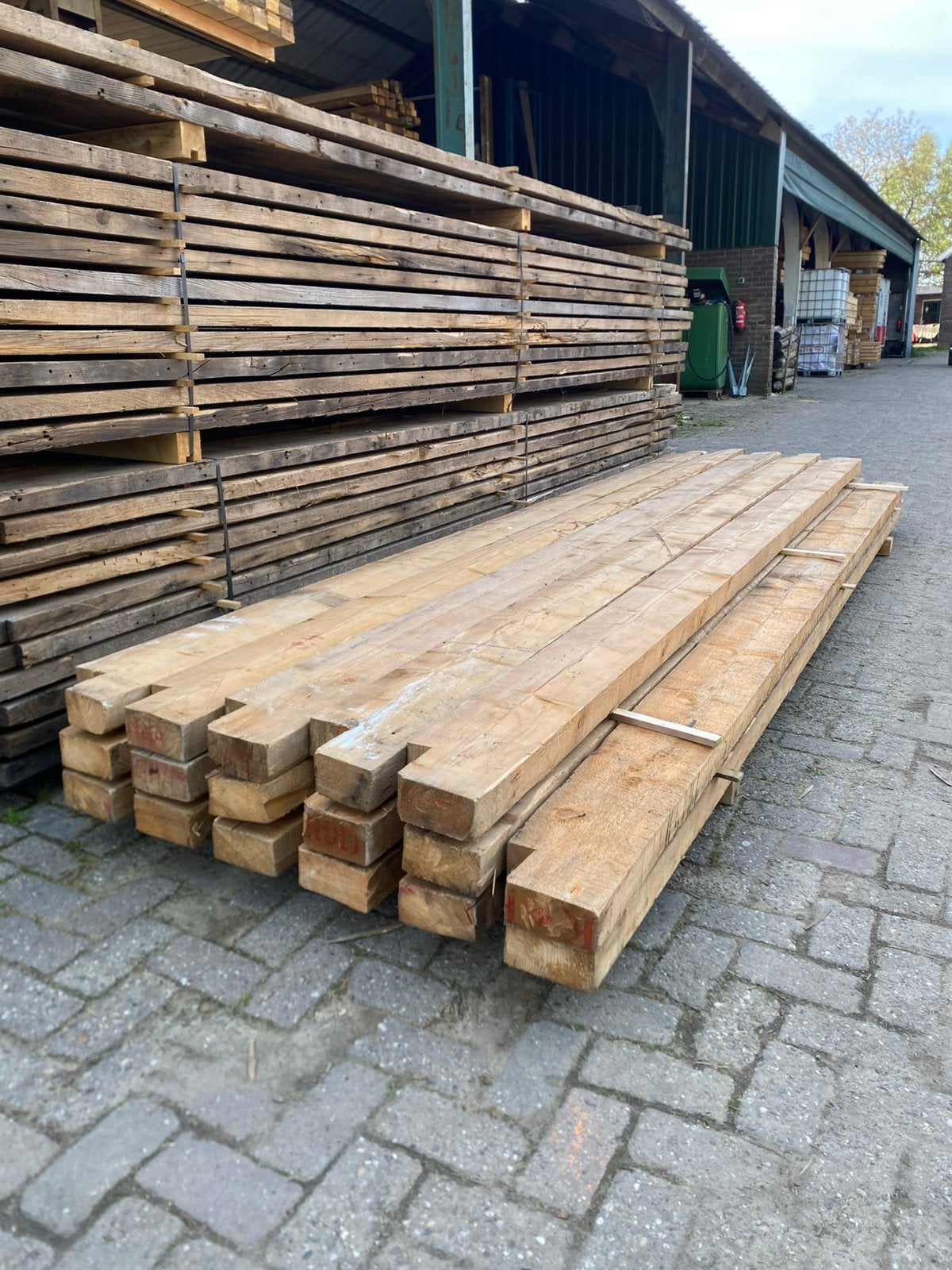 Gebruikte balken 5 meter, Ophalen, Zo goed als nieuw, 250 cm of meer, Balken