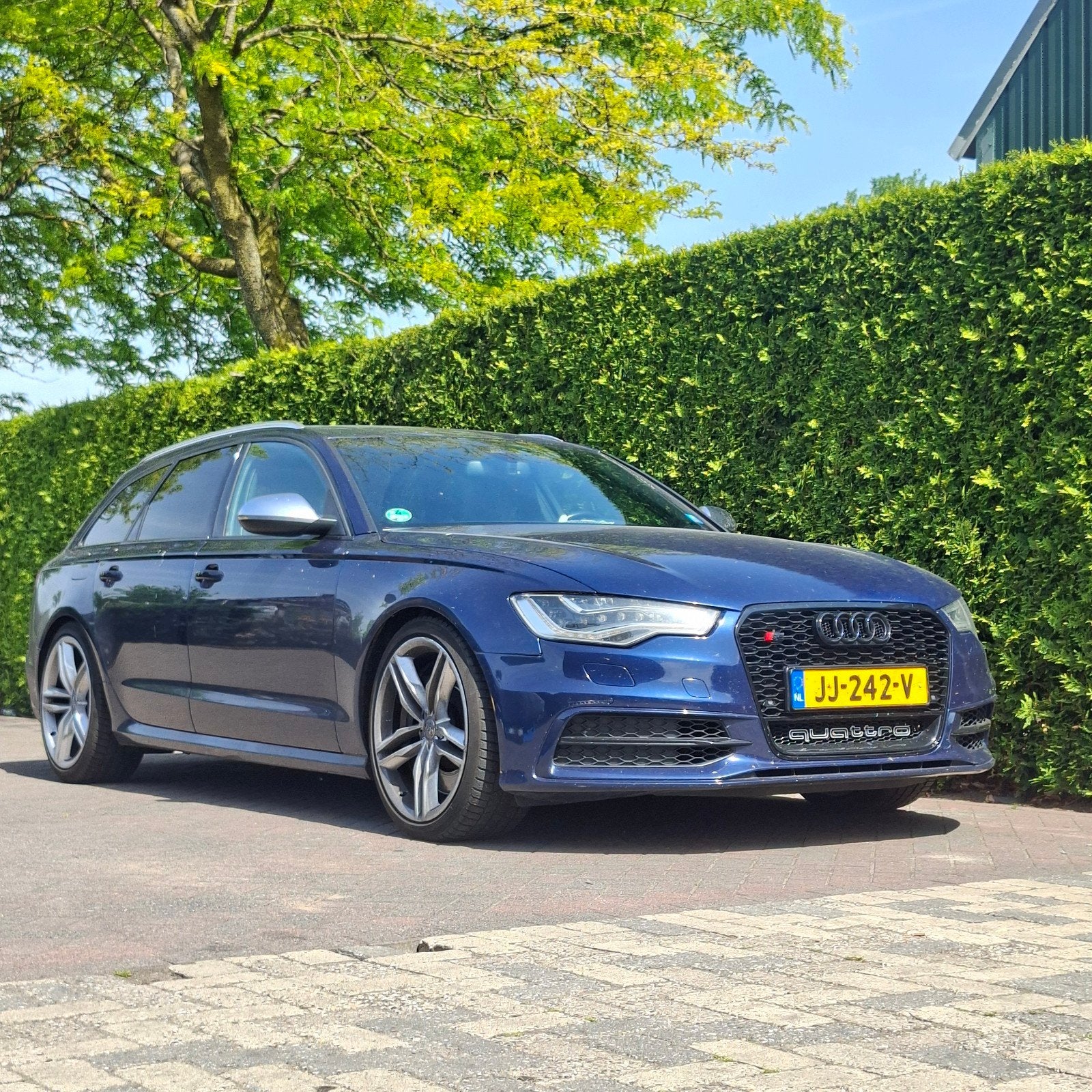 Audi A6 S6 420pk Quattro S Tronic 2012 Blauw, Auto's, Audi, Automaat, Stationwagon, 129 €/maand, Geïmporteerd