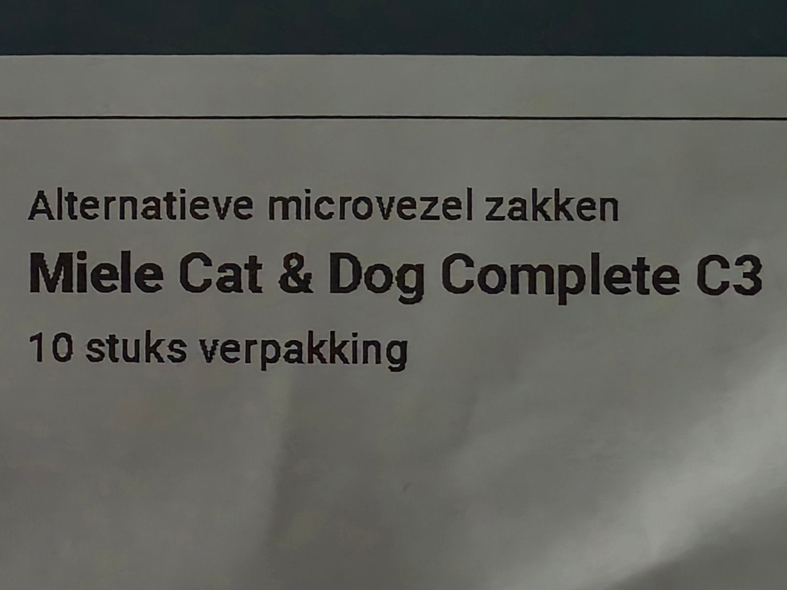 Miele cat&dog C3 stofzuigerzakken, Ophalen of Verzenden, Nieuw