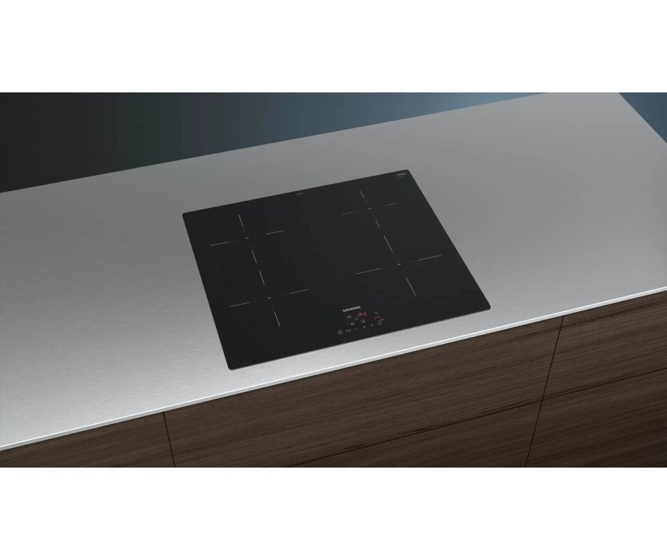 Siemens inductiekookplaat 60cm 1 fase, Witgoed en Apparatuur, Kookplaten, Ophalen, Nieuw, 4 kookzones, Inbouw
