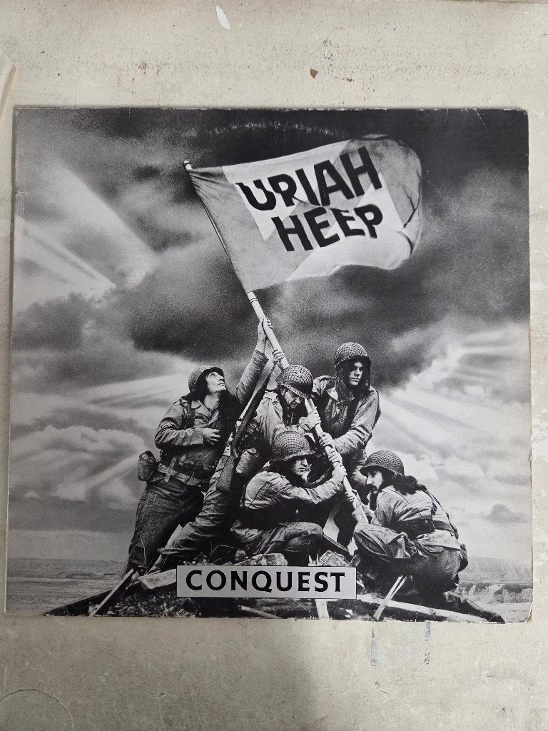 Hardrock/Metal lp URIAH HEEP: CONQUEST, Beschermende buitenhoes, LP, Gebruikt, Ophalen of Verzenden