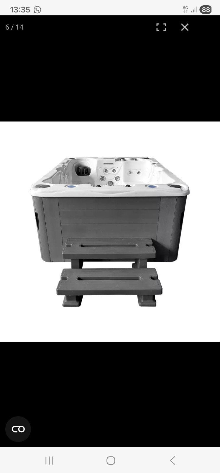 NIEUWE 3 persoons spa balboa touche NIEUW, Ophalen, Nieuw, Trap, Vast