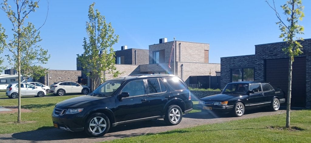 Mooi Saab 97X 5.3i, Automaat, Zwart, Leder, Vierwielaandrijving