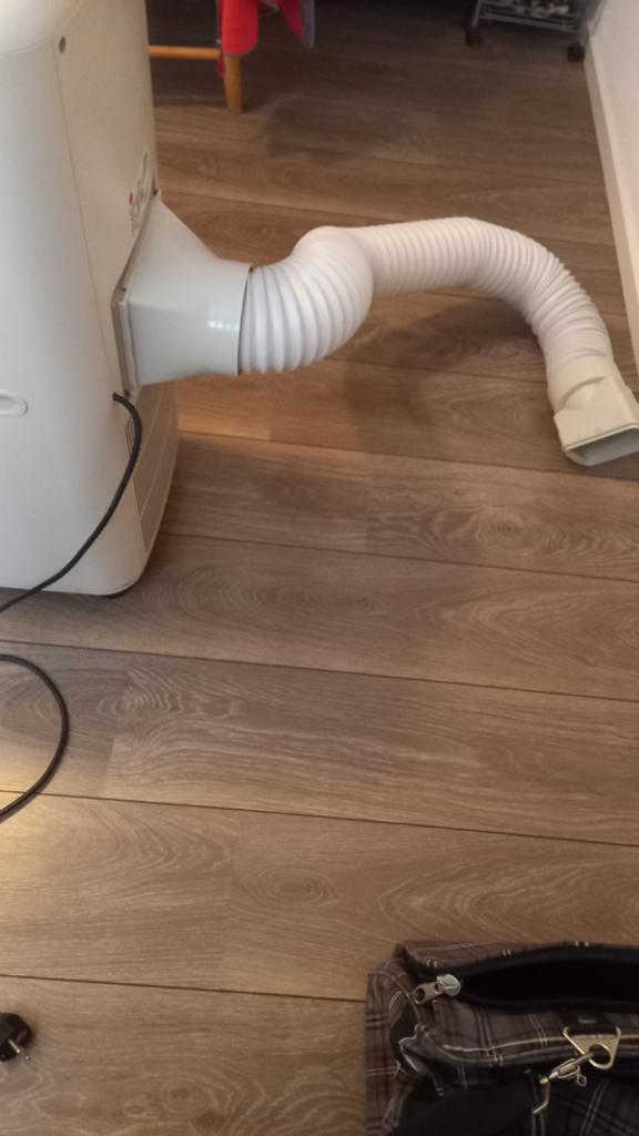 Mobiele airco Western met afvoerslang, Gebruikt, Minder dan 60 m³, Timer, 3 snelheden of meer