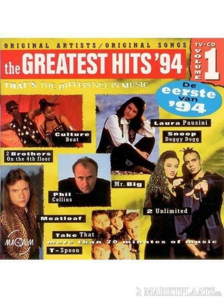 The Greatest Hits '94 Volume 1 "", Ophalen of Verzenden, Zo goed als nieuw, Pop