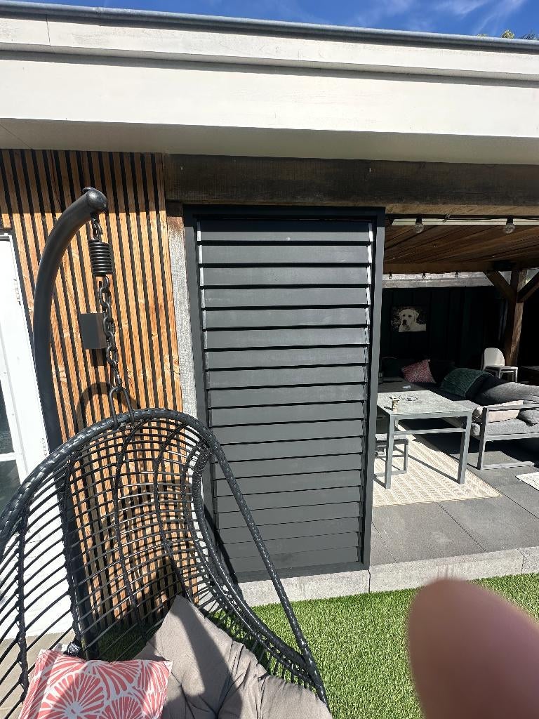 Houten shutters voor veranda / tuinhuis /  – op maat gemaakt, Tuin en Terras, Ophalen of Verzenden, Nieuw
