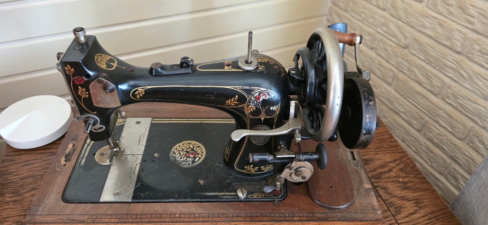 Singer naaimachine 1910, Ophalen