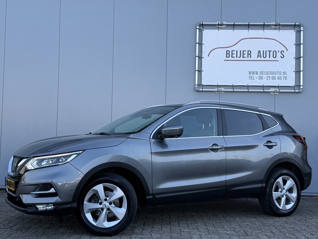 Nissan QASHQAI 1.2 Tekna + Panoramadak/Camera/17inch., Auto's, Nissan, Voorwielaandrijving, Gebruikt, Euro 6, 4 cilinders