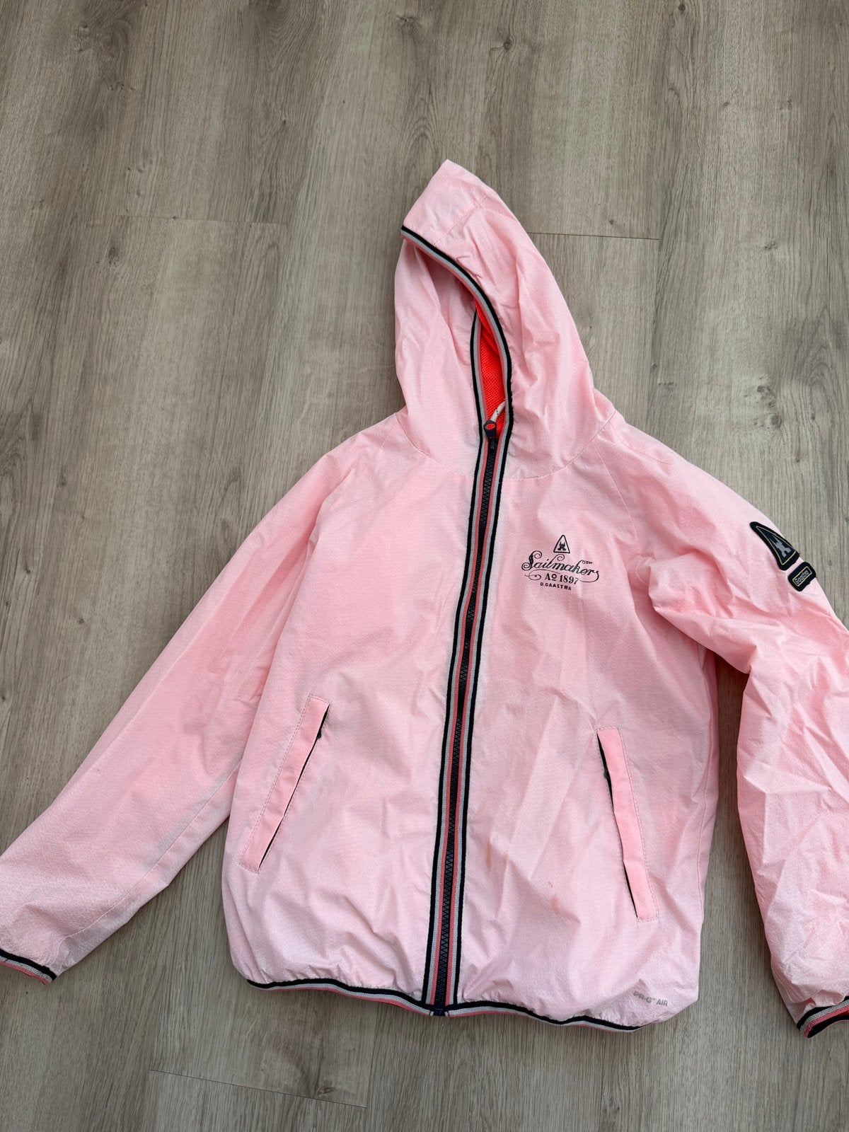 Gaastra meisjes jas maat 128 - Roze windjack, Ophalen of Verzenden, Gebruikt, Meisje, Jas