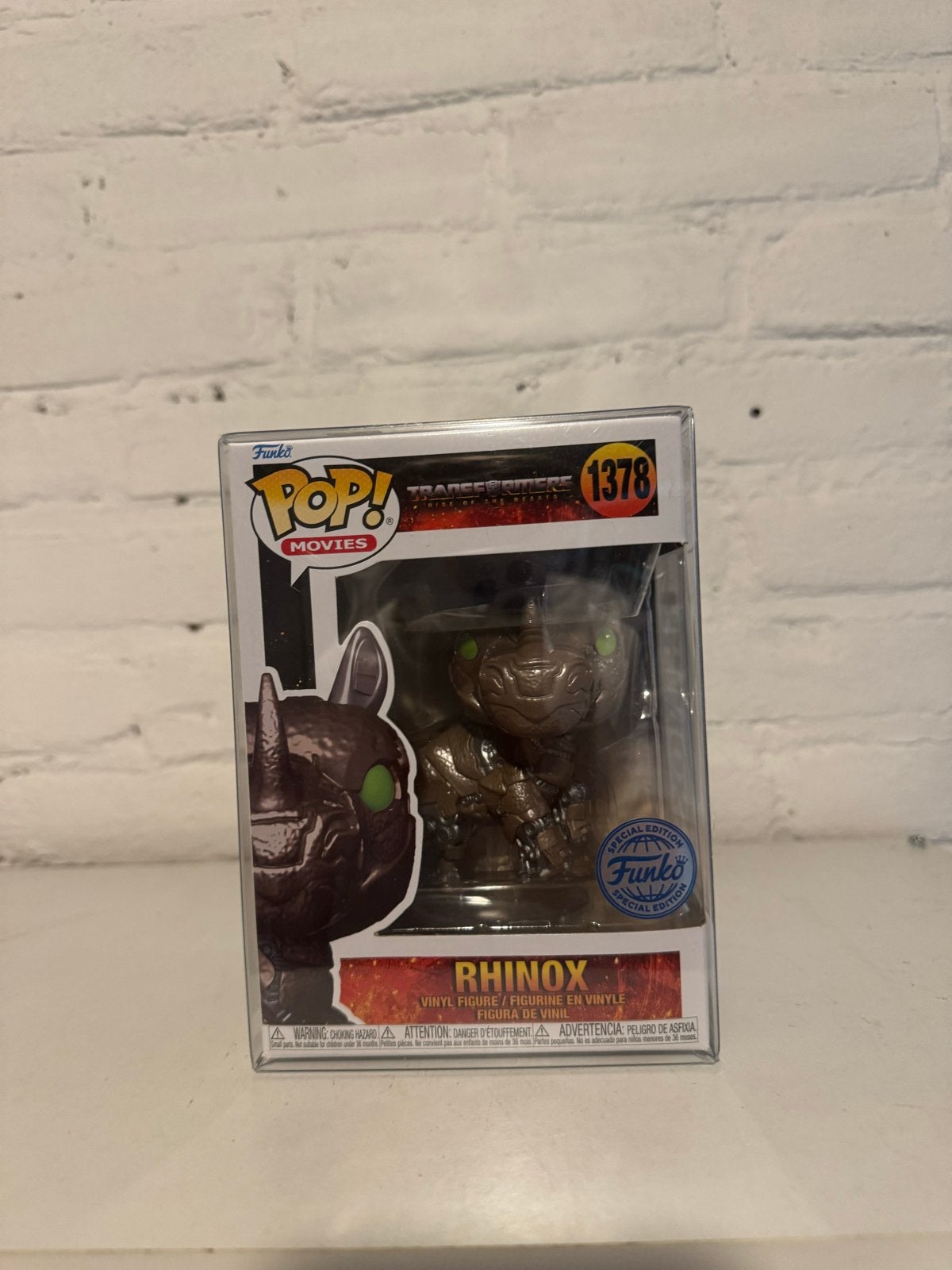 Funko Pop! Movies Transformers Rhinox 1378 Special Edition, Ophalen of Verzenden, Nieuw