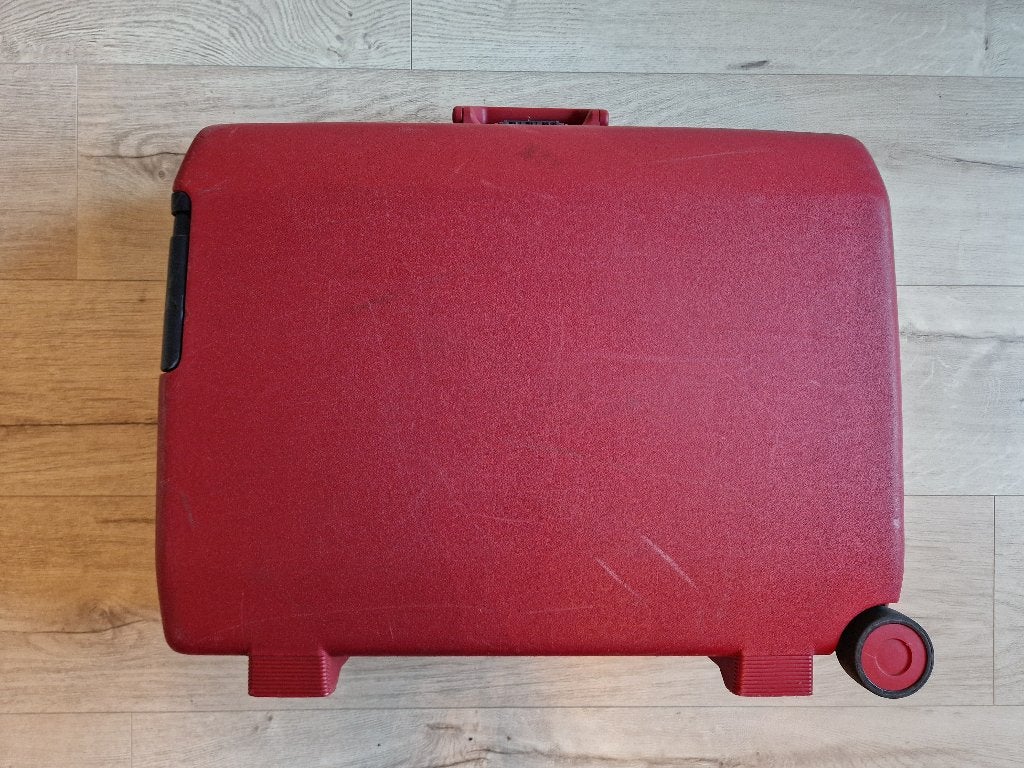 Samsonite koffer (bordeaux rood) ongeveer 68 x 50 cm, Ophalen, Gebruikt, Hard kunststof, Wieltjes