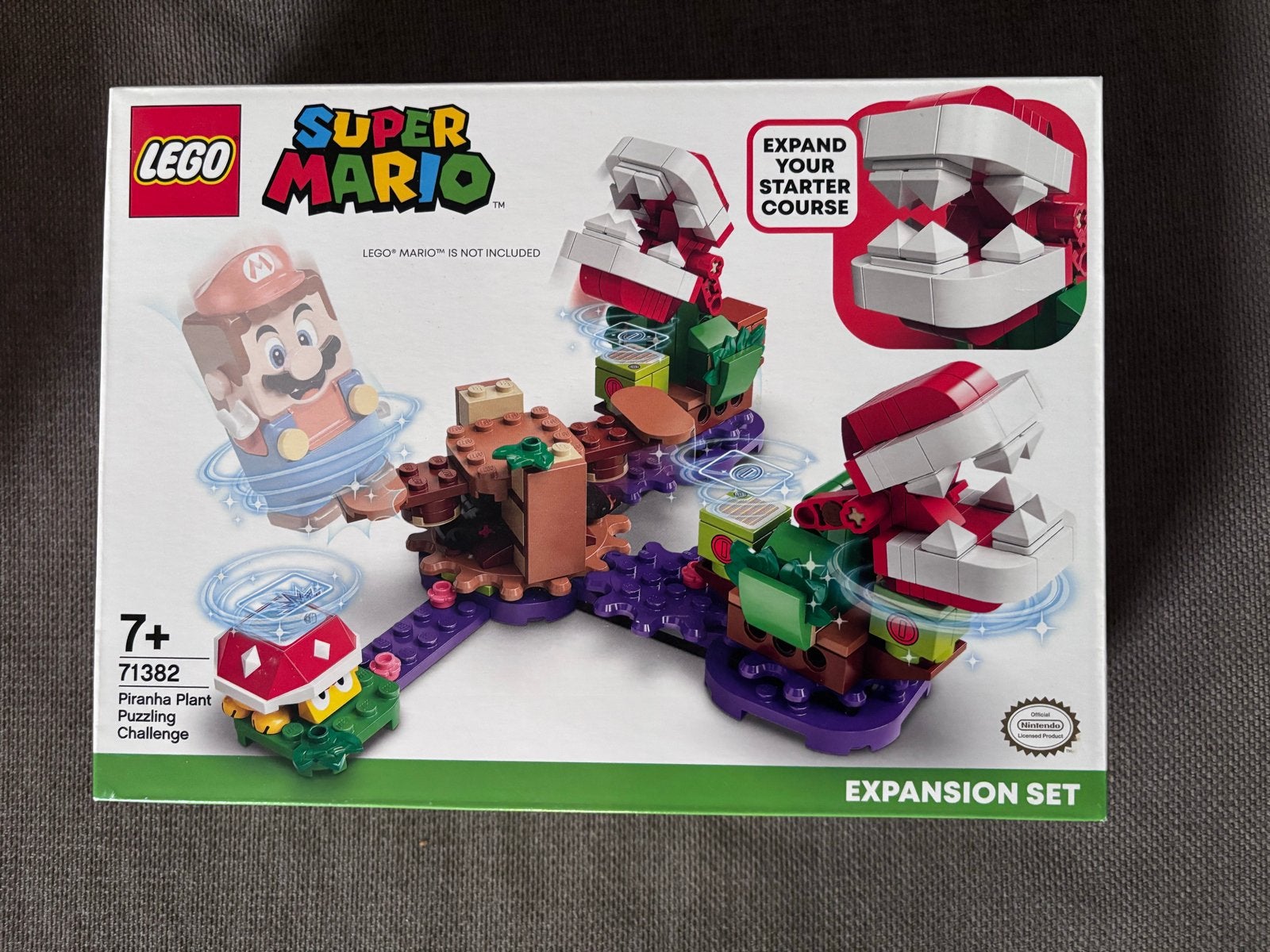 LEGO Super Mario 71382 Piranha Plant Puzzling Challenge, Ophalen, Lego, Nieuw, Complete set