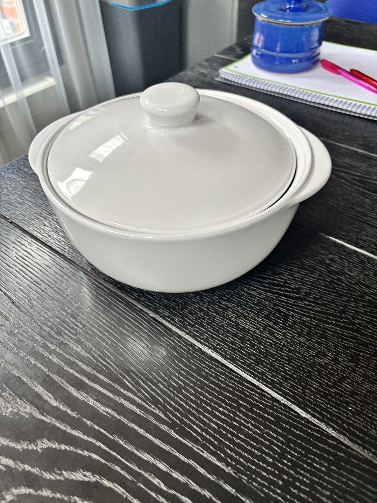 Schaal met deksel Villeroy & Boch wit, Ophalen, Villeroy & Boch, Overige stijlen, Porselein