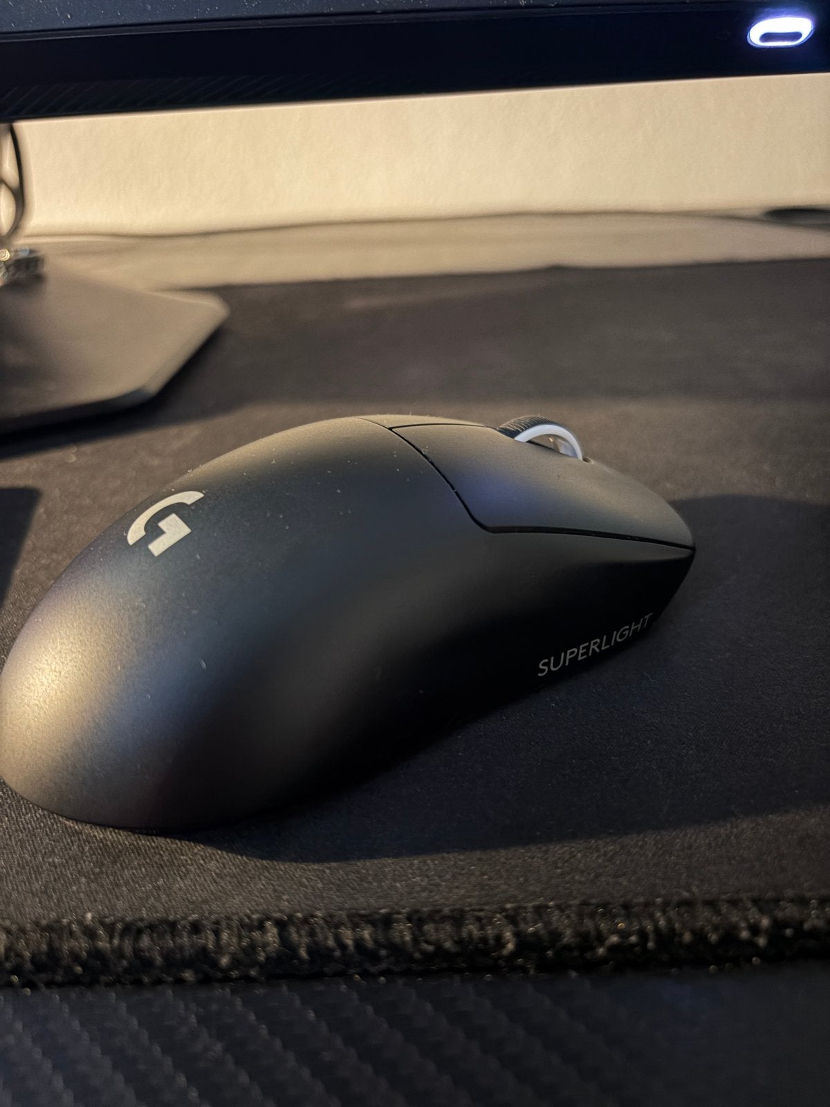 Logitech G Pro X Superlight Gaming Muis Draadloos Zwart, Rechtshandig, Muis, Gebruikt, Gaming muis