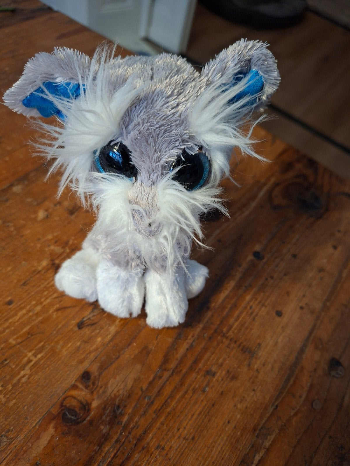 ty knuffel hond 17cm bijna gratis, Ophalen of Verzenden, Zo goed als nieuw, Hond