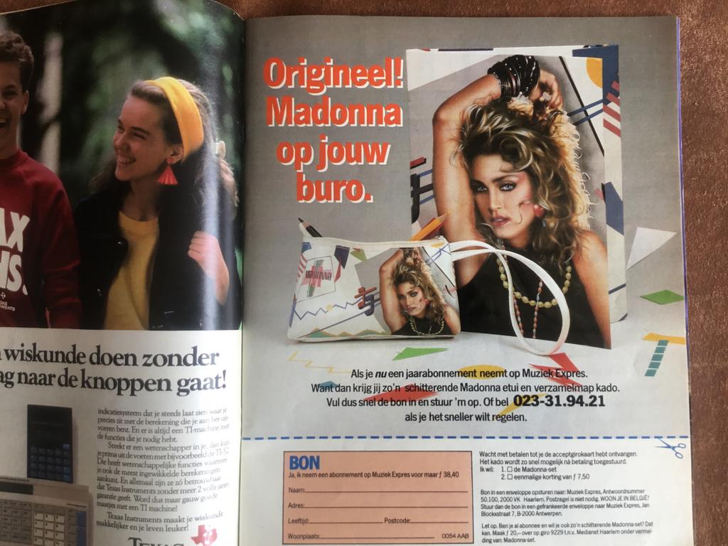 Muziek Expres - Madonna Cover (1986), Ophalen, Gelezen, Muziek, Film of Tv