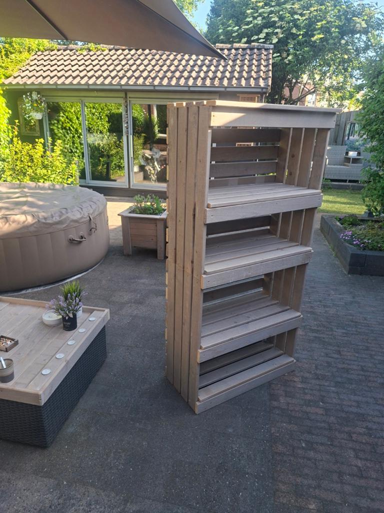 Steigerhouten tuinkast, Ophalen of Verzenden, Nieuw, Hout, Overige typen