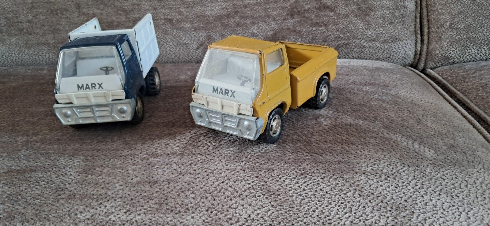 vintage stalen speelgoed auto s, Ophalen of Verzenden