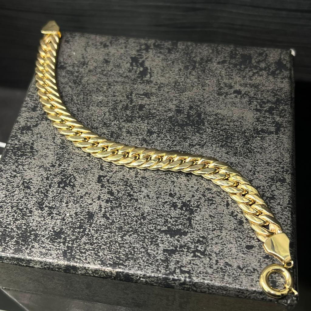 18 karaats gouden gourmet armband, Ophalen of Verzenden, Nieuw, Goud