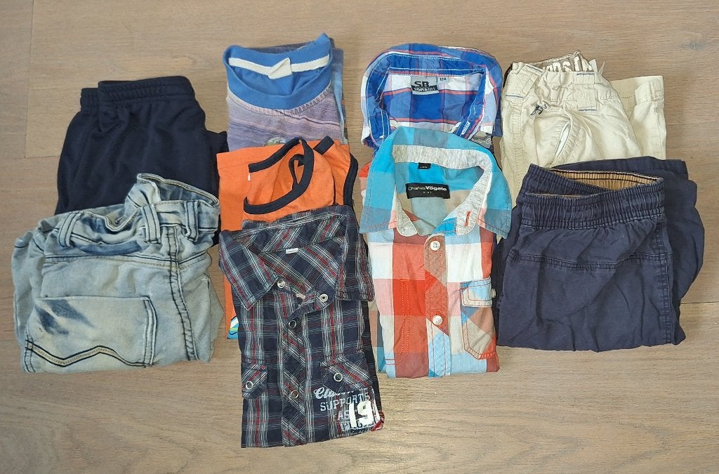 Kledingpakket jongen maat 122/128 (9-delig), Kinderen en Baby's, Ophalen of Verzenden, Gebruikt, Maat 128