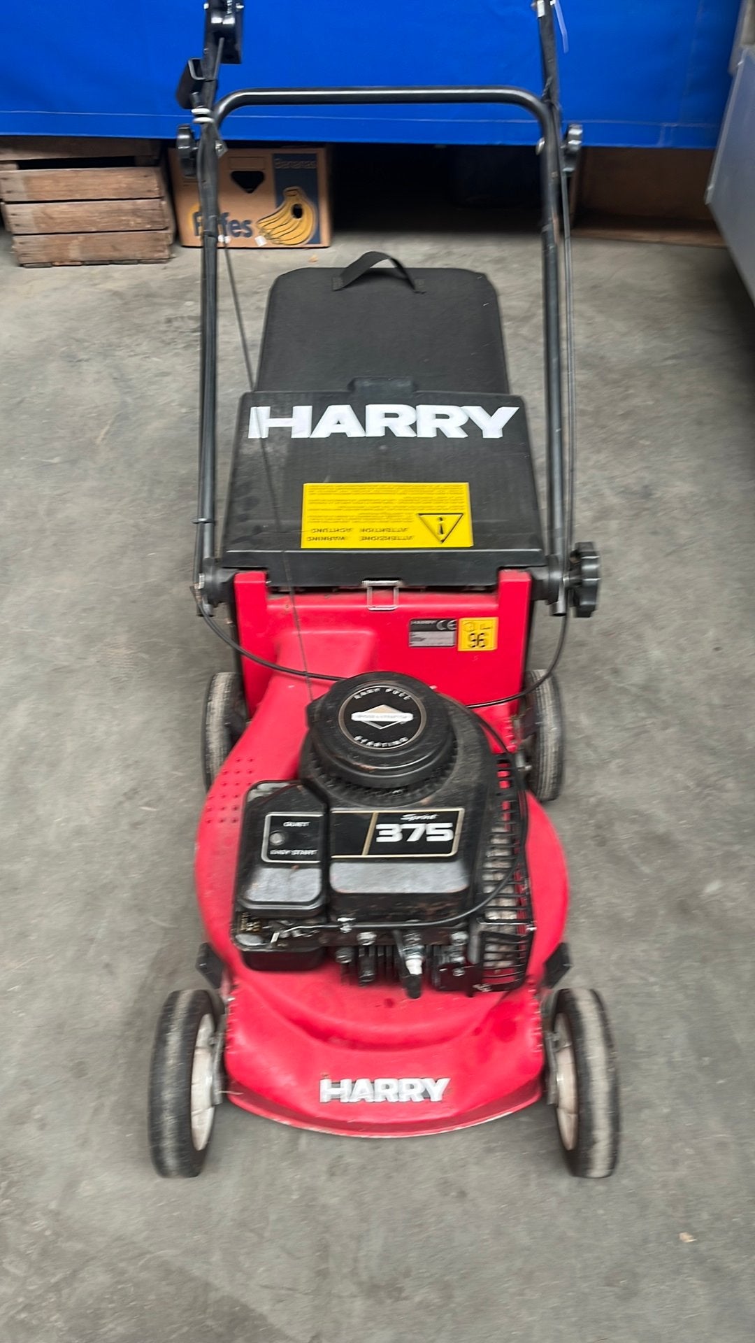 Nette harry grasmaaier 375, Ophalen of Verzenden, Gebruikt, Benzine-grasmaaier