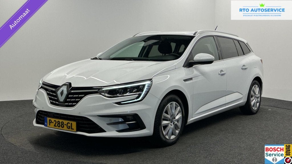 Renault Megane Estate 1.6 E-Tech Plug-In Hybrid 160 Business, Auto's, Renault, Gebruikt, 4 cilinders, Met garantie (alle), Wit