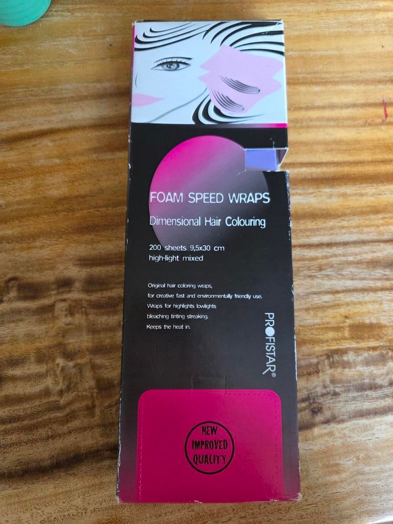 PROSTAR Foam Speed Wraps voor haar kleuren, Ophalen